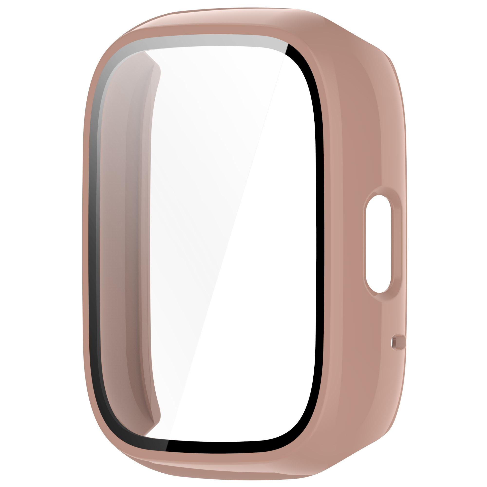 

For Lifesense Watch 3 Case Hard PC All-Around Watch Cover with Tempered Glass Film Transparent