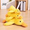 Durable Dog Chew Toy Toys Duck Shape with Sound Soft Bite-resistant Safe Odor-Free Interactive Stress Relief Plush for Home Puppy