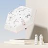 Umbrella Folding Umbrella Premium Parasol Vinyl Sunscreen UV Protection Parasol Printing Tri-fold Umbrella Women