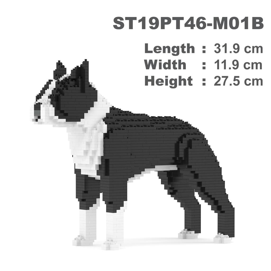 JEKCA Jekka Block Boston Terrier 01C-M01B ST19PT46-M01B