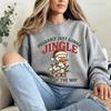 Funny Sarcastic Christmas Goose Probably Just Gonna Jingle Some of The Way I'm Tired Holiday Tracksuit Design Christmas Hoodyie