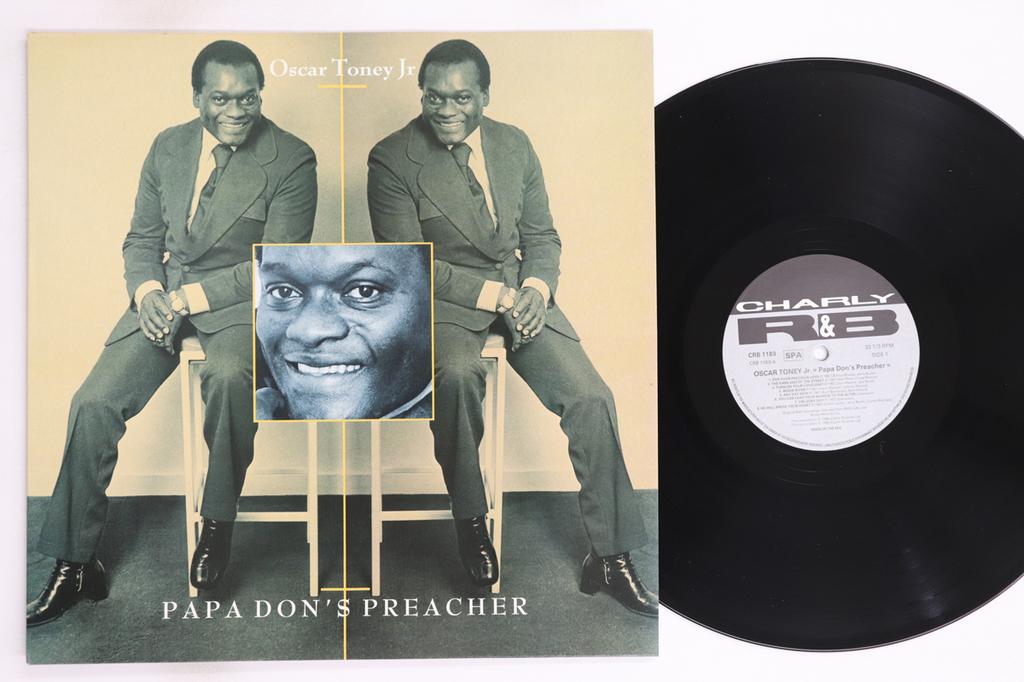 LP Record OSCAR TONEY JR - Papa Don's Preacher CRB1183 CHARLY R&B 1988 UK Soul/Funk Used