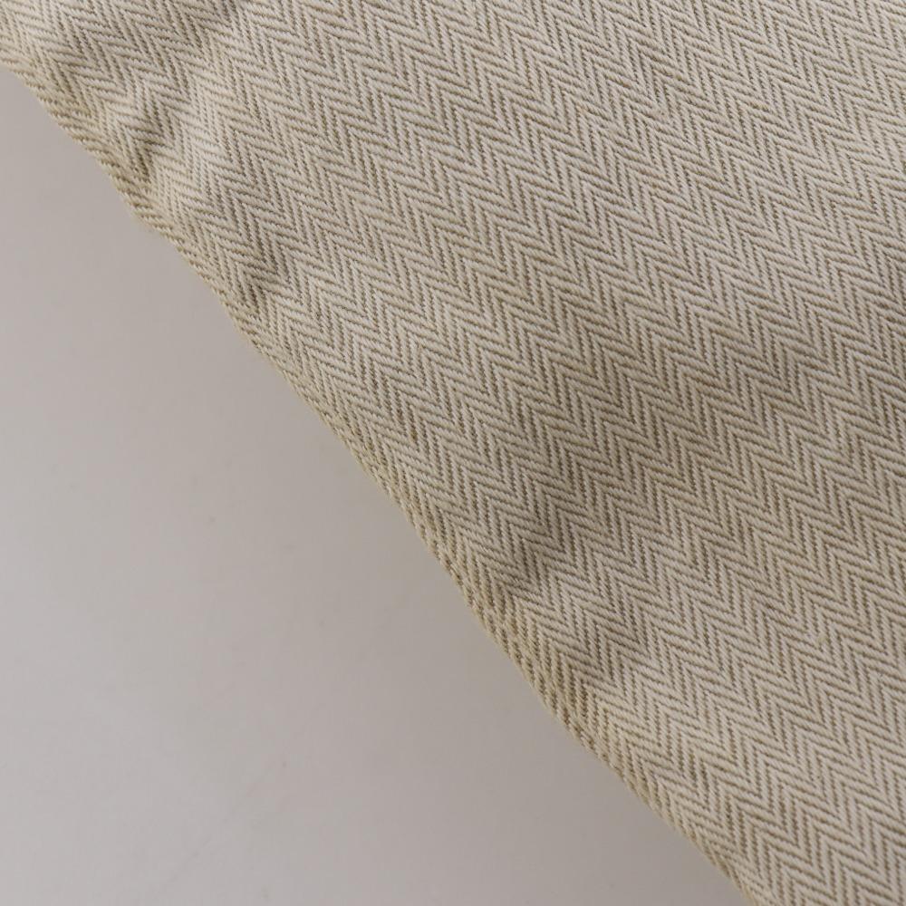 Hermes Alain GM Shoulder Bag Beige Canvas Unisex Used