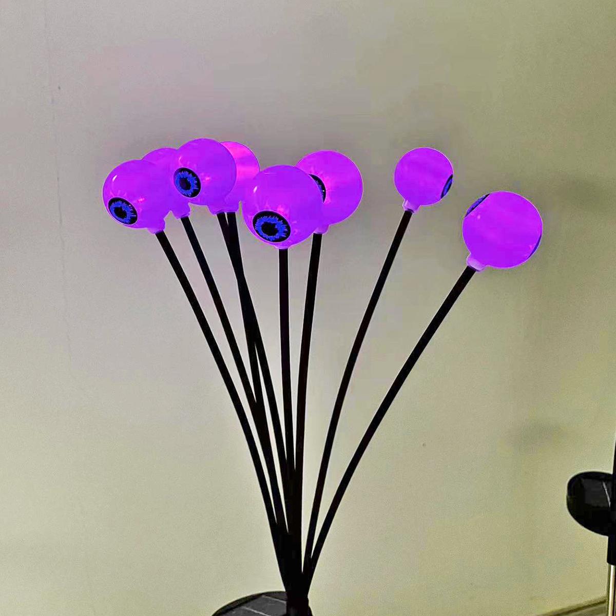 

Хэллоуин Солнечный Страшный Глаз Светодиодный Свет Декоративные Огни Снаружи Дом Вечеринка Украшение Светлячок Сад Наружное Освещение Эффекты фиолетовый