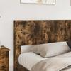Bed Frame with Storage Space and Headboard Smoked Oak