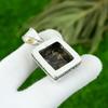 Honey Dendrite Opal Stone 925 Silver Trendy Bezel Vintage Sister Pendant Jewelry
