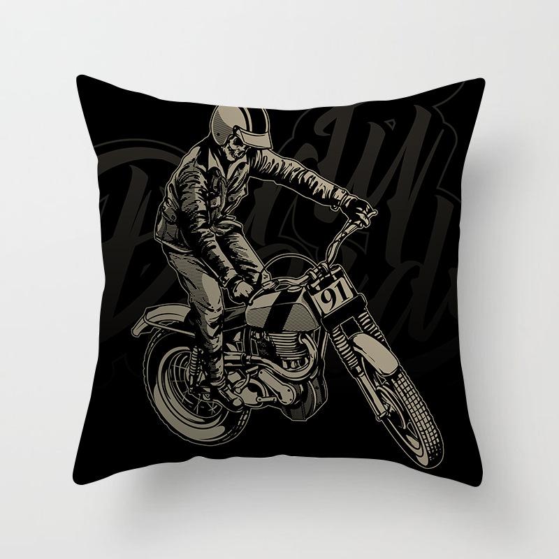 Japanese Ninja Character Digital Single-sided Printing Sofa Pillow Cushion Cover Home