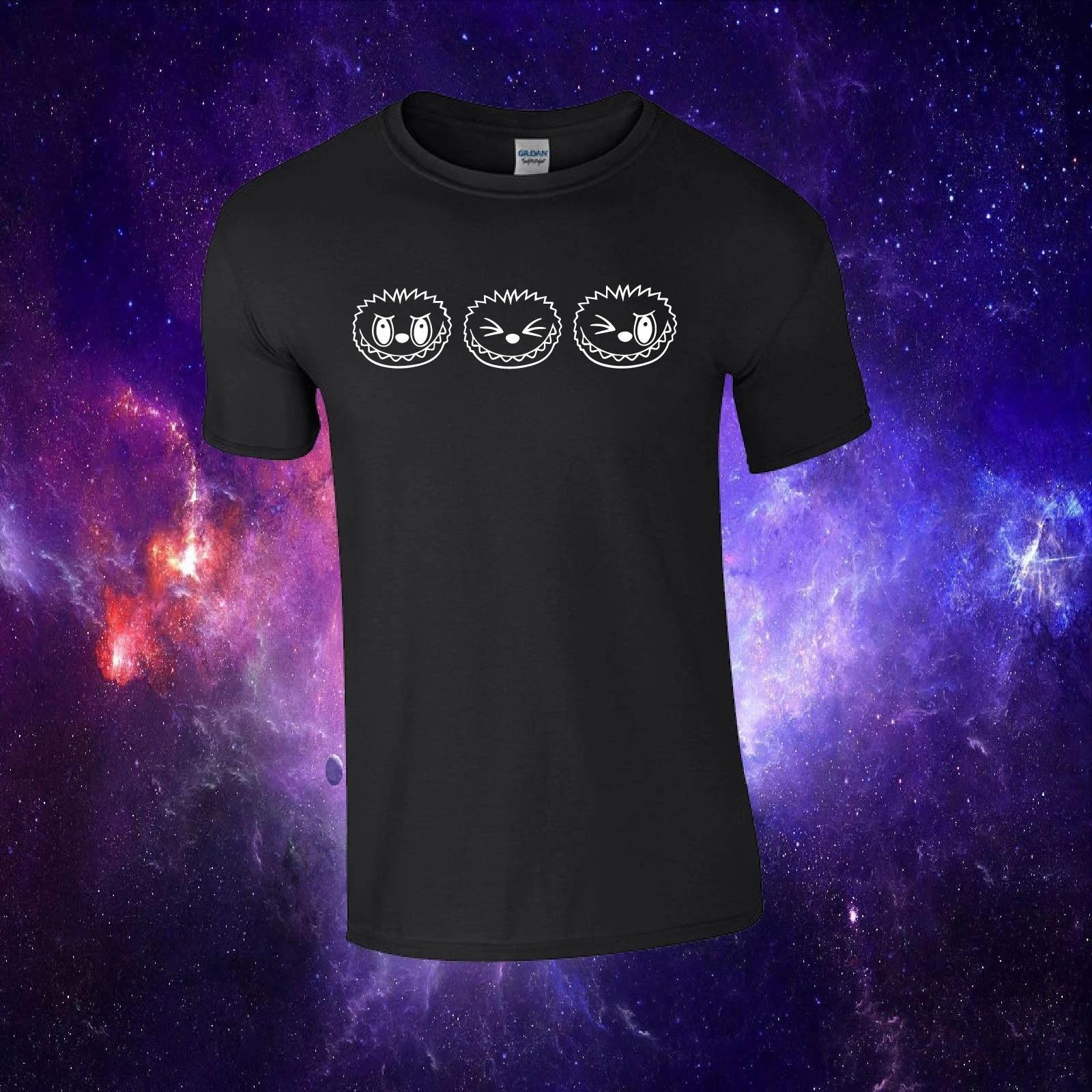 Labubu Faces Cute Funny Adults/Kids Unisex Top T-shirt 2XL