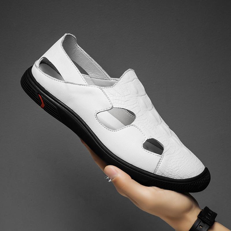 Men Casual Leather Loafers Spring Summer Hollow Shoes Driving Shoes Designer Loafers Mens Moccasins Flats Slip On Office Shoes