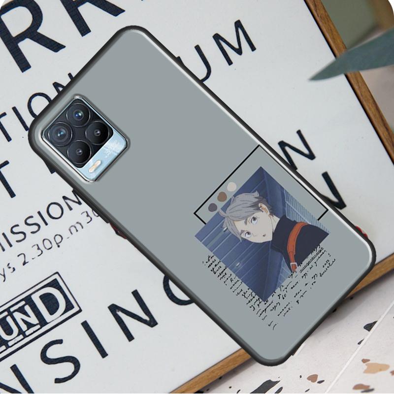 Pouzdro na telefon Haikyuu Sugawara Koushi pro OnePlus 9 Pro 8T 9R Nord 2 pro Realme 6 7 8 Pro 8i GT Master GT Neo 2 C21
