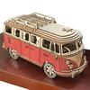 3D Car Wooden Puzzle Retro Bus Camper Van Sailboat Airplane House Model DIY Kids Learning Educational Toys For Children Girls