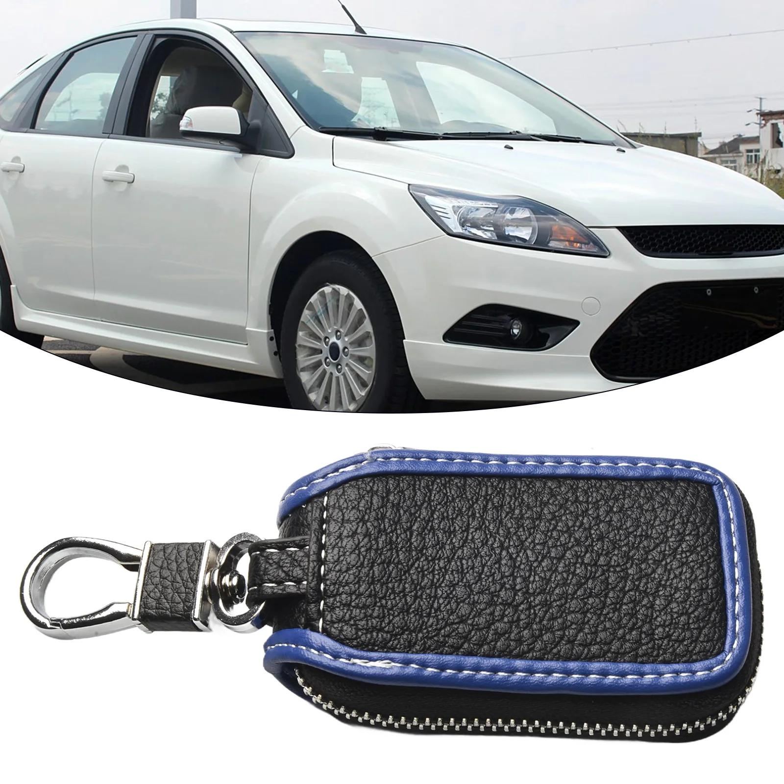 

Car Key Case Cover With Keychain Bag Made Of Cowhide Leather Anti Shock And Scratch Resistant For Car And Room Keys China Mainland