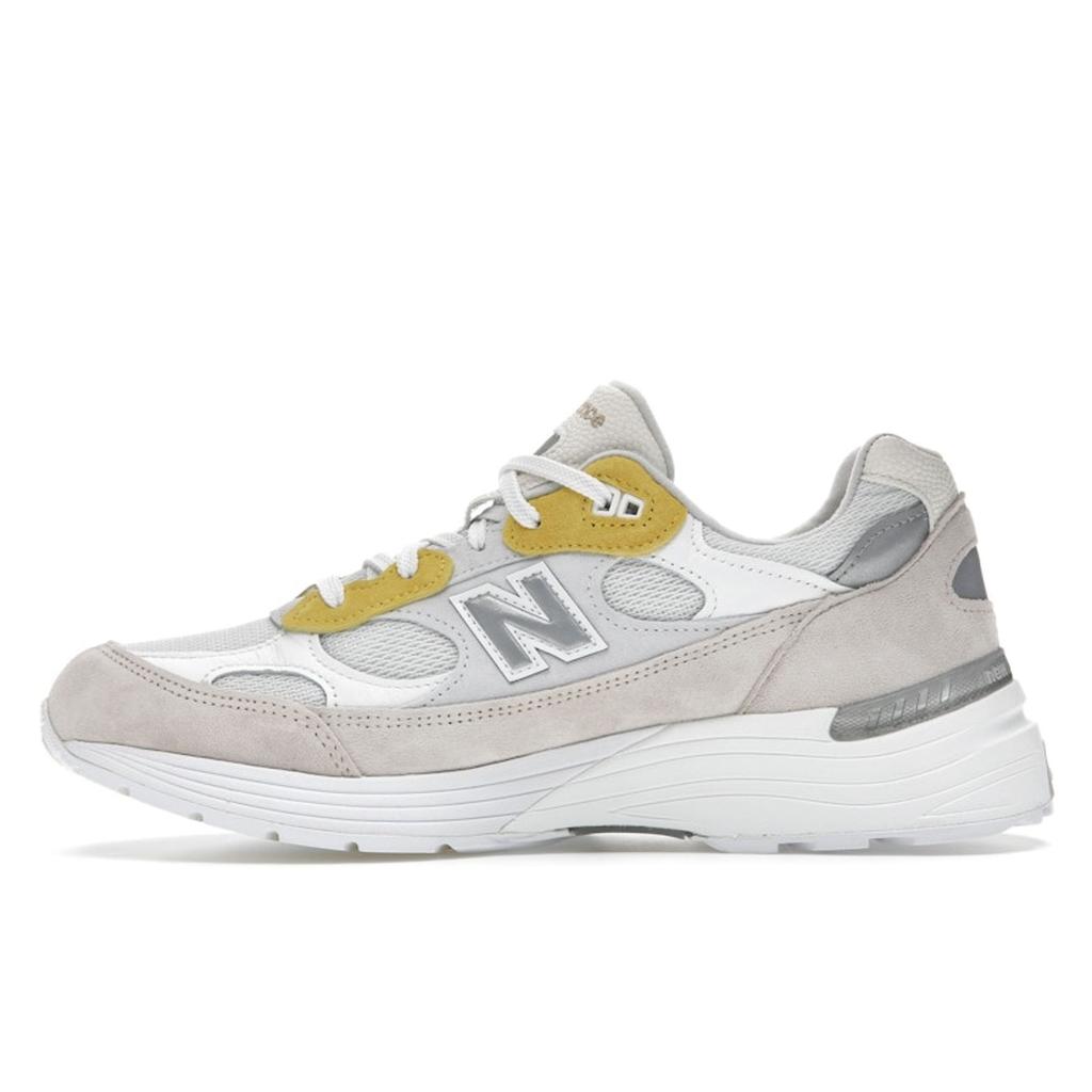 Paperboy Paris X New Balance 992 Made In USA Fried Egg Unisex Sneakers Cream Nimbus-Cloud Yellow M992PB1