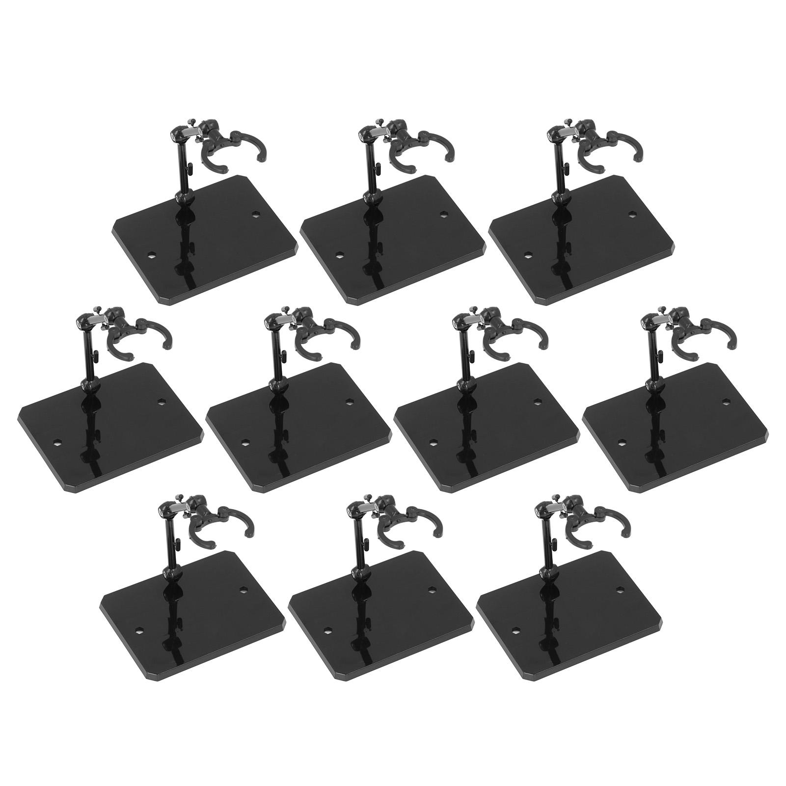 

10 Pcs Figure Model Stand High Stability Figure Display Holder Base Model Display Stand for 6inch