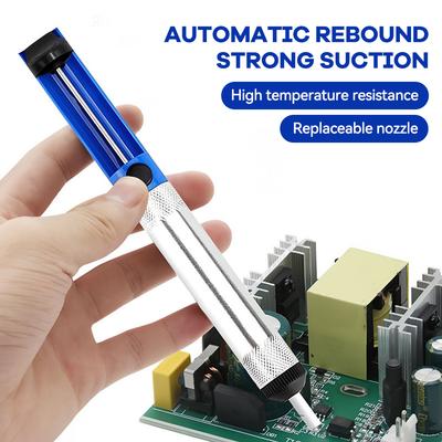 Soldering Sucker Pen Aluminum Metal Desoldering Pump Suction Tin Removal Vacuum Soldering Iron Desolder Hand Welding Tools