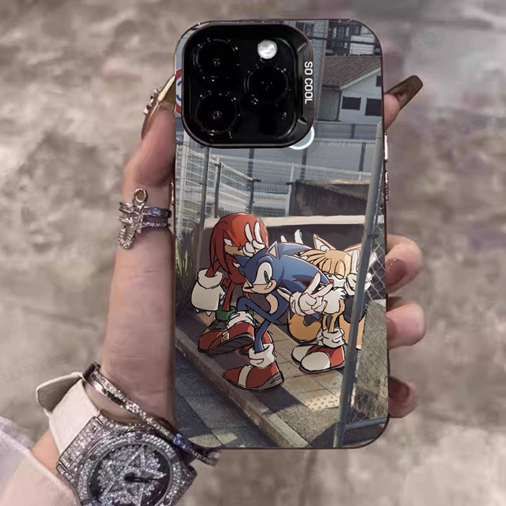 Game S-Sonic Movie Anime Color Phone Case For IPhone 17 16 15 14 13 12 11 Pro Max Plus Pro Shell