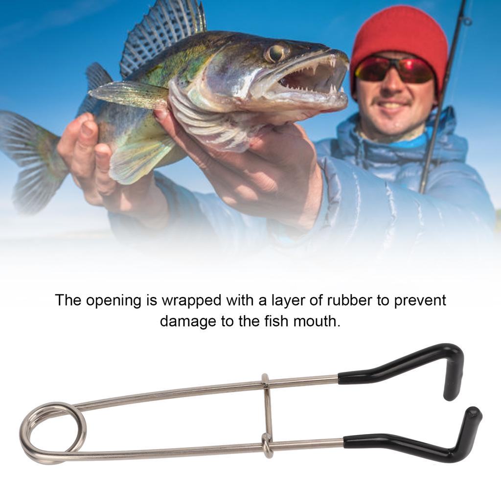 Fish Mouth Spreader Stainless Steel Fish Mouth Jaw Opener Fishing Decoupling Device Tools Stainless Steel Fish Mouth Opener