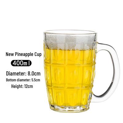 500ml Glass Beer Mug with Handle