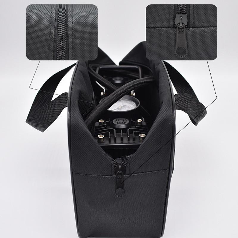 

Черные органайзеры, сумки Oxford, сумка для хранения, автомобильный воздушный компрессор, насос, автомобильные инструменты, чехол, многофункциональная сумка, автоаксессуары чёрный