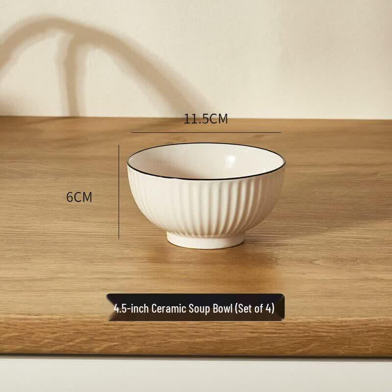 Youluo Japanese Style Ceramic Large Serving Bowl