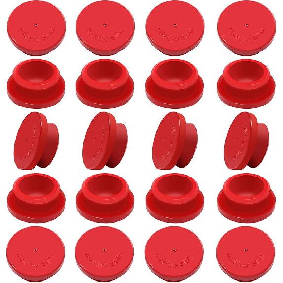 CheeMuii 20 шт. Резиновые заглушки для колпаков 1-1/8  Подходят для колпаков ступиц прицепов Замена Stemco 359-5990 Подходят для Stemco 343-4009 343-4024 и т.д. 20 PCS