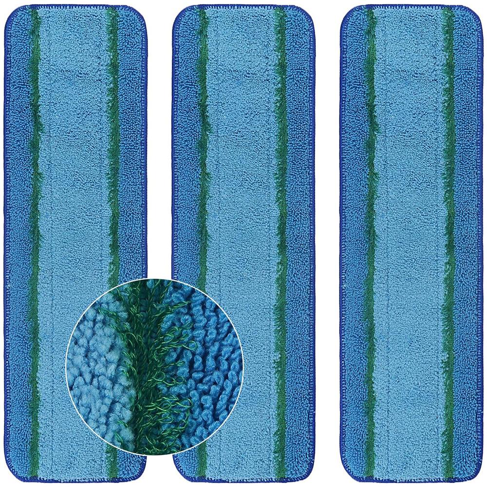3pcs Washable & Reusable Deep Clean Pads for Bona Family of Mops