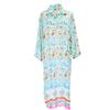 European & American Chiffon Print Beach Robe - Plus Size Bikini Cover-Up & Sun Protection Dress for Women