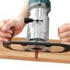 Hand-held Wood Router Plunge Base for Engraving Slotted Flip Trimming Opening Carving Milling Base Woodworking Tool