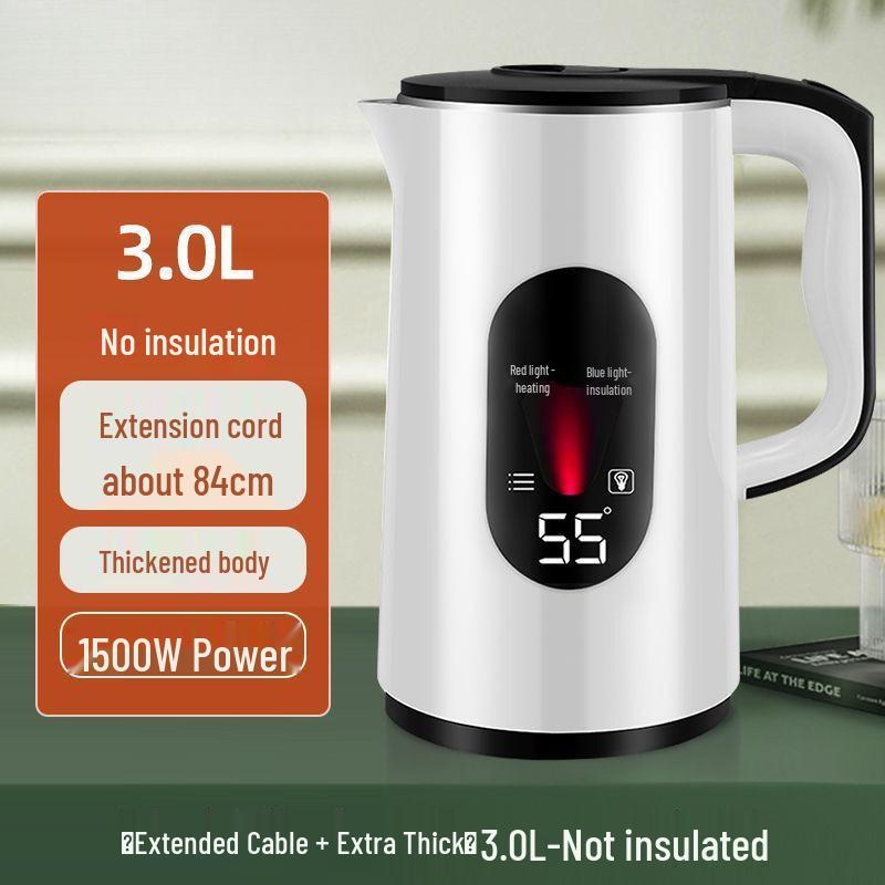 German Electric Kettle: Large Capacity, Durable Thermos, Automatic Power-Off, Constant Temperature Function