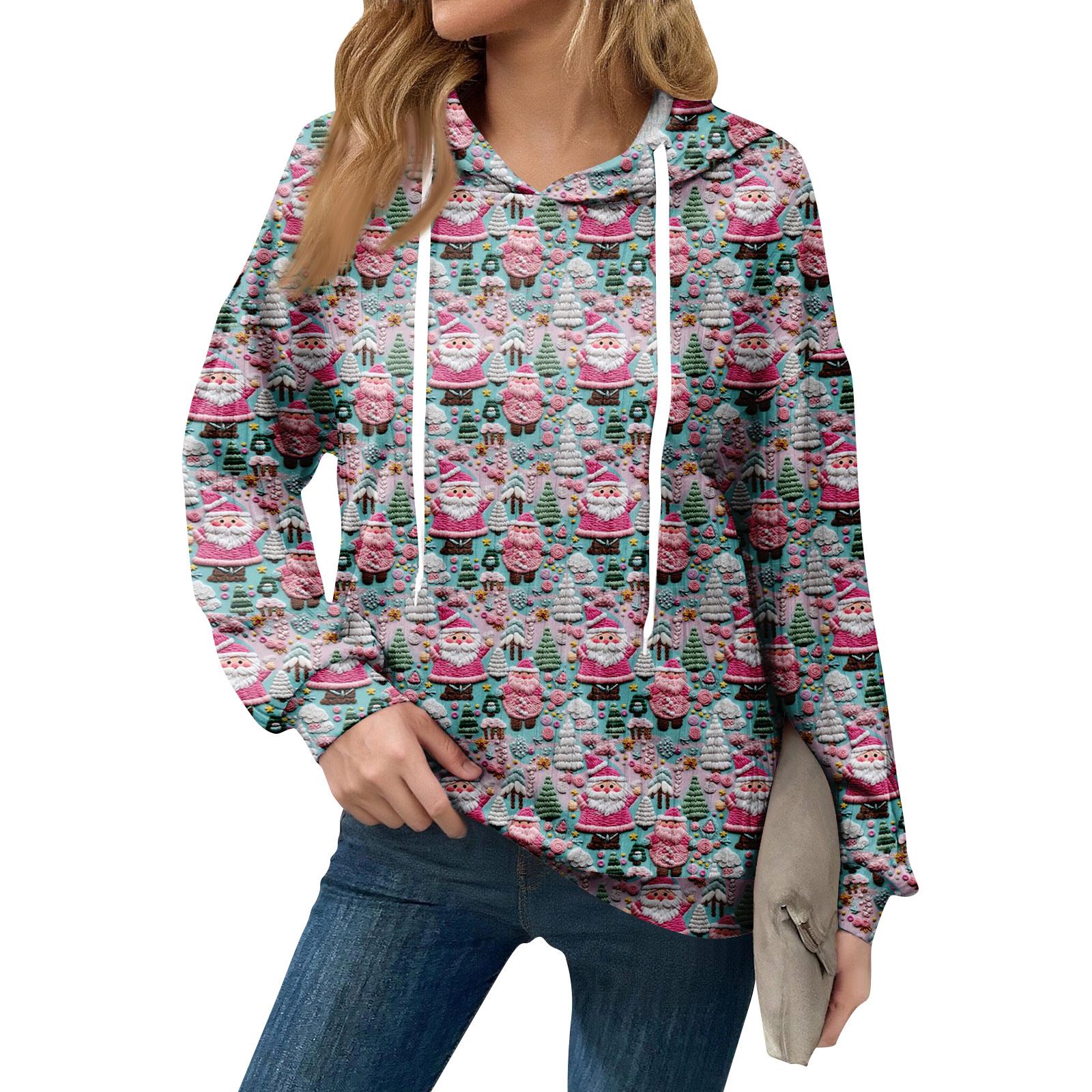 

Толстовки для женщин оверсайз зимние милые свитшоты пуловер трендовая осенняя одежда L