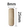 Waki Sangyo Woodworking Dowels, Shelf Corners, Furniture, Approx. 100 Pieces (x 5), 8 X 25mm, DB-014