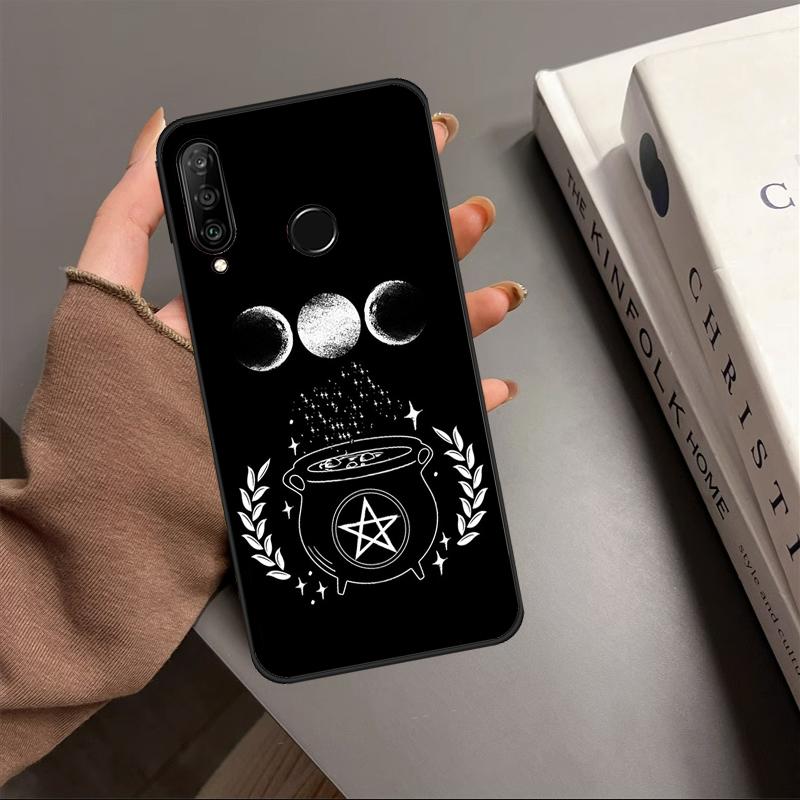 Witchcraft Occult Pentagram For Huawei Nova Y73 Y91 Y61 Y72 Y70 Y90 Y60 3i 7i 8i 11 12i 9 10 SE P20 P30 Pro P40 Lite Case