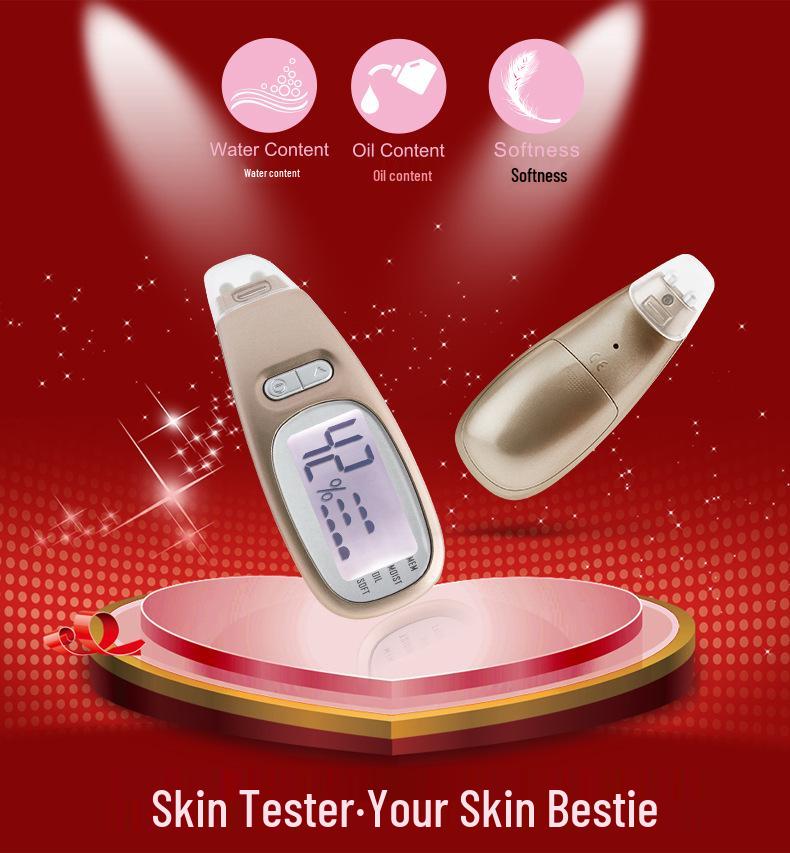Smart Skin Moisture & Oil Tester - Softness Detection Device