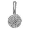 Cotton Linen Weighted Door Stopper for Door Use Grey