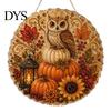 Window Hanging Art Autumn Diamond Painting Pendant, Acrylic Ornament, Decorative Craft for Outdoor Porch Decor Harvest Festival, Fall Theme