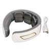 Neck Massager Portable Heated Electric Pulse Neck Massager for Neck Pain Fatigue Relief Adjustable Modes 6 Massage Pads