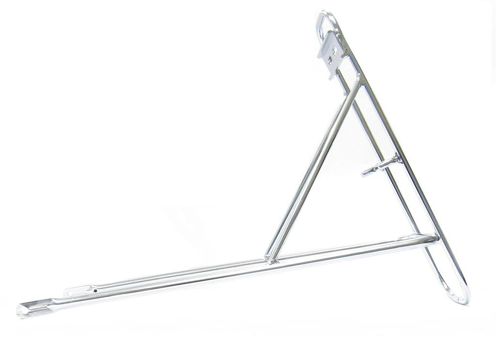 BRIDGESTONE CHeRO Rear Carrier for 700C and 650C, Dowel Mount, CP (Plated), RC-CR P5595 F140093CP