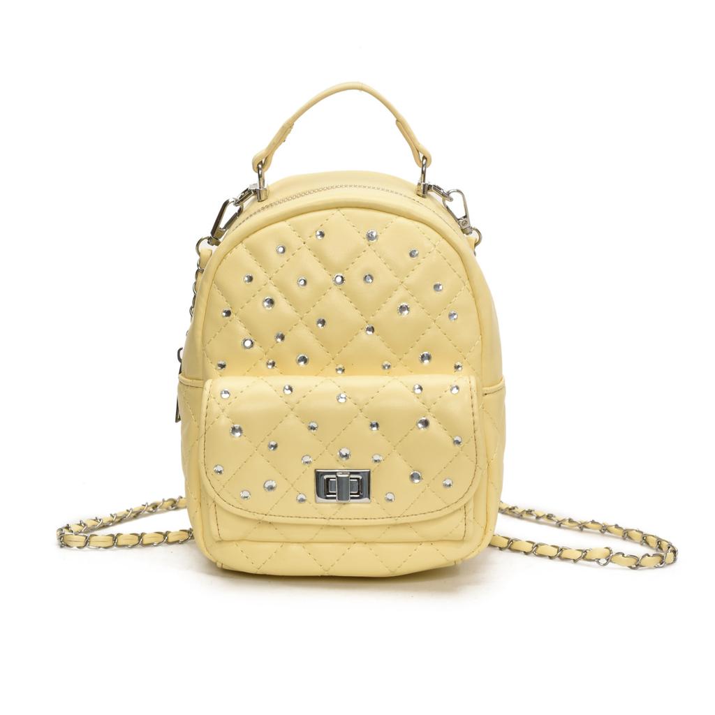 Summer Mini Bag Women's Fashion Chain Shoulder Messenger Bag Women's High-end Diamond Backpack