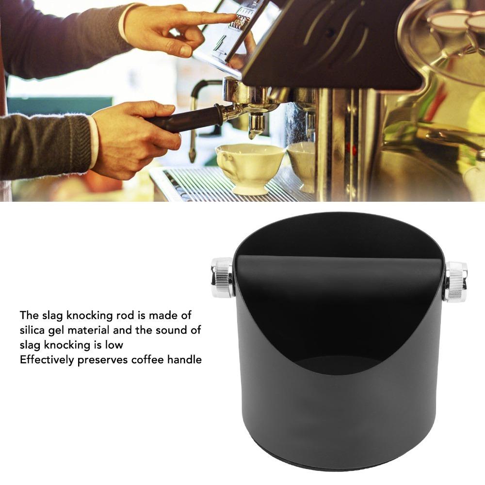 Non-Slip Base Coffee Grounds Bucket Large Capacity Coffee Waste Bin Coffee Machine Accessories