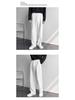 Men's High-End American White Loose Straight-Leg Floor-Length Versatile Dress Suit Pants