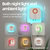 Human Body Sensor Light RBG Colorful Ambient Light Dimmable Color Dimming Led Night Light Bedroom Bedside Light