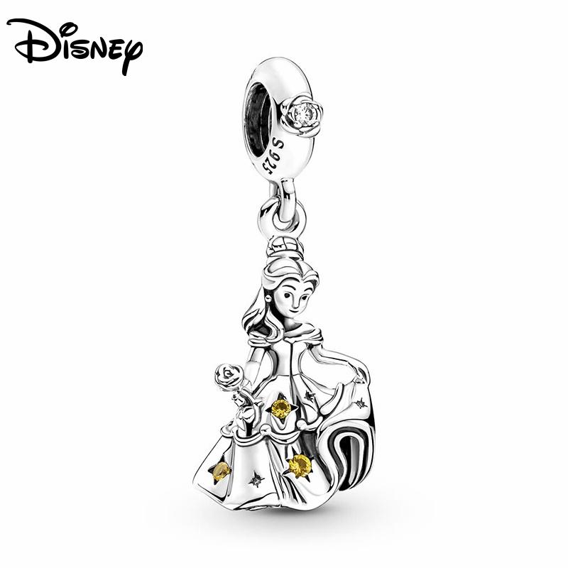 925 Silver Disney Mickey Zootopia Boutique Charm Pendant Fit For Necklace Original Bracelet DIY Fine Festival Women's Party Gift