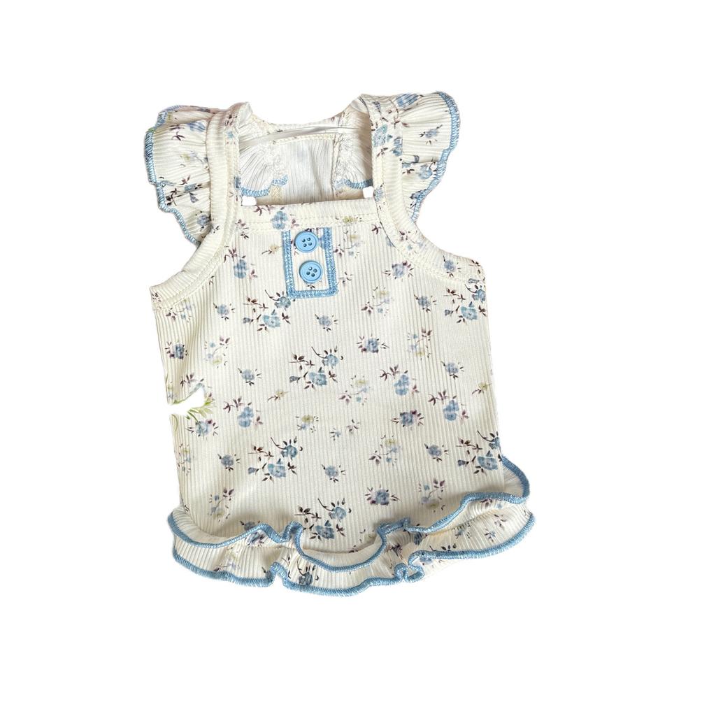 New Summer Cat and Dog Printed Home Wear Summer Skirts Teddy Bichon Frise Pet Clothes