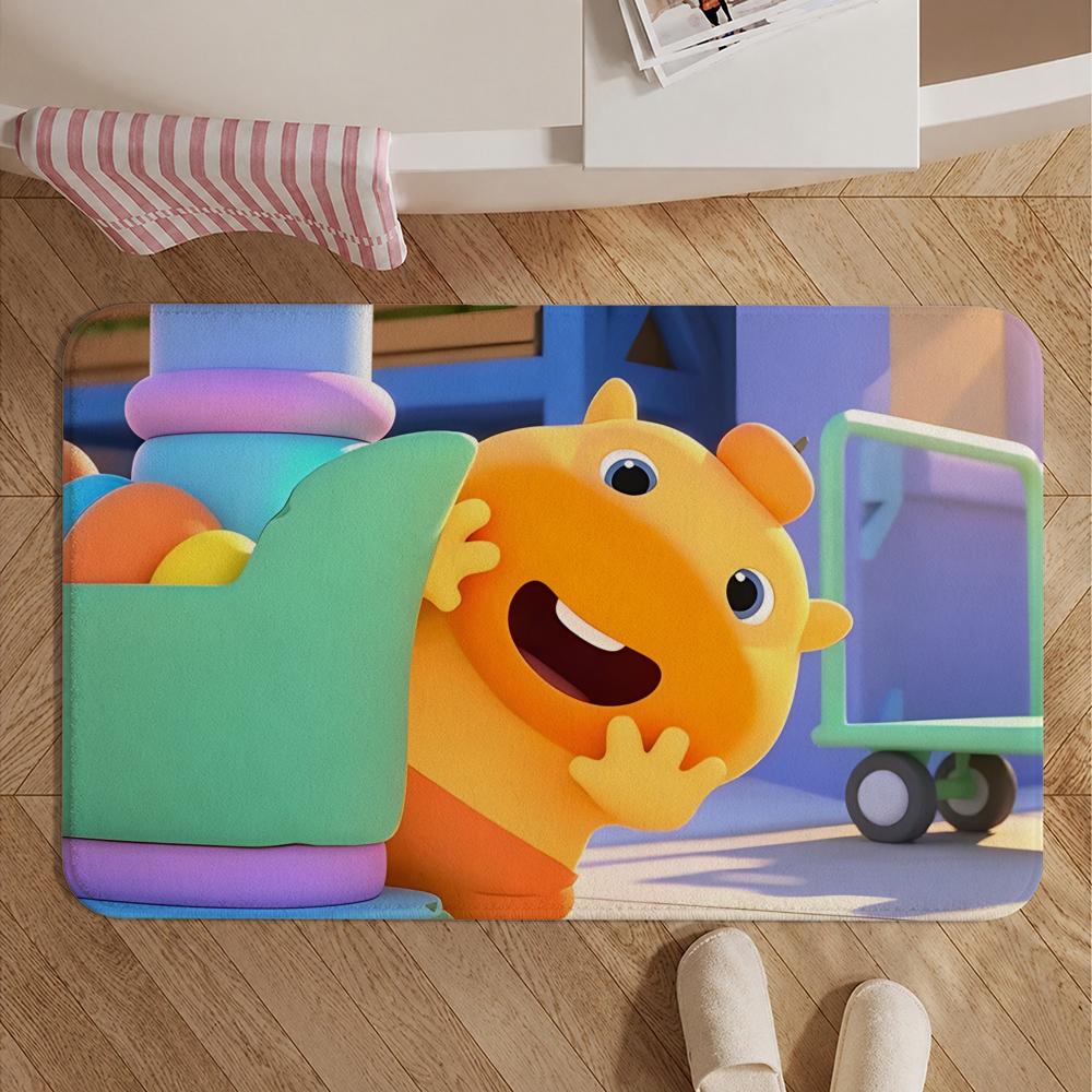 IP-Lulu the CapybaraS Floor Mat Soft Non-Slip Bath Mat, Bedside Carpet, Absorbent Doormat for Home