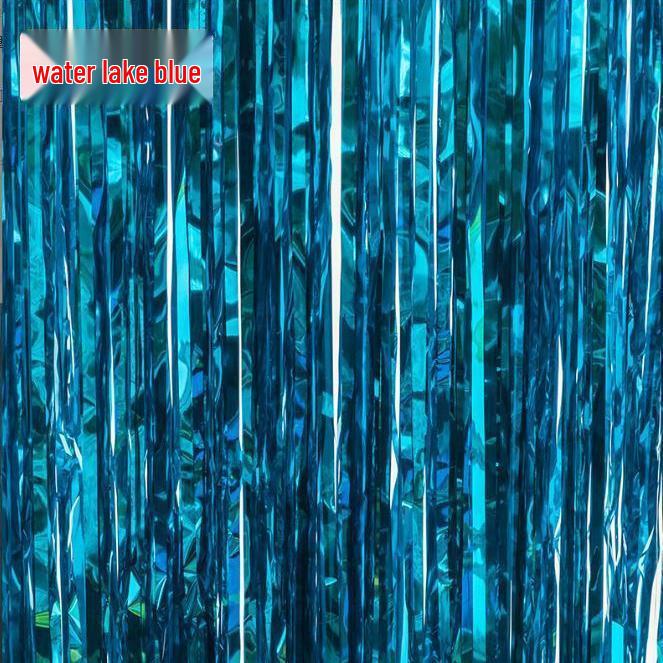 Laser Fringe Backdrop & Tinsel for Party or Event Decoration