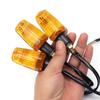 DC 12V Motorcycle Turn Signal Light Motorcycle Replacement Accessories Amber Blinker Indicator Light for 10mm Motorcycle Screw
