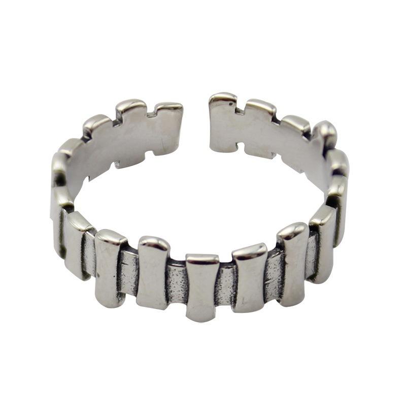 Fashionable Copper Adjustable Open Ring With Unique Hollow Geometry Perfect For Everyday Wear