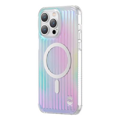 iPhone 14 Plus MagSafe PQY Go Out Series Laser Color Magnetic Case