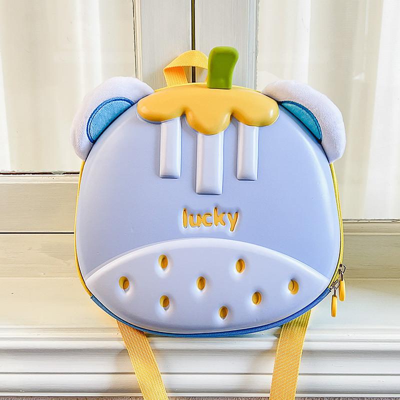 Uroczy plecak dziecięcy z zabawnym wzorem muszli owocowej do użytku szkolnego dla dzieci