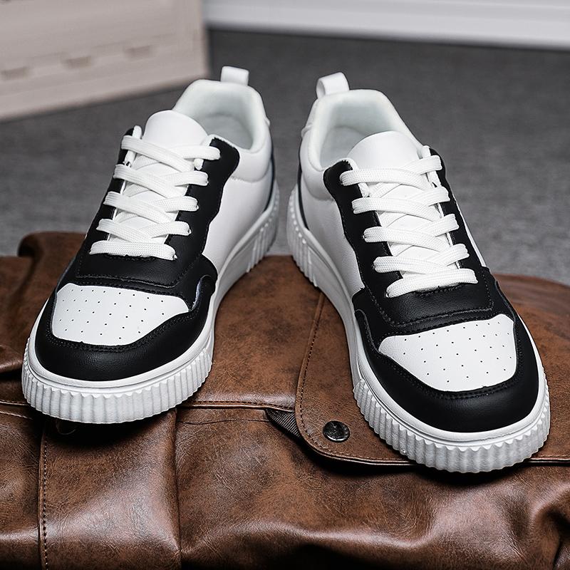 Men Skateboard Shoes Women White Sport Shoes Couple Black Wide Palm Shoes Large Size Sneakers